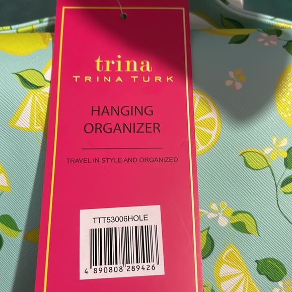 *NWT* Trina Turk Hanging Organizer Lemon Fresh - Picture 3 of 8